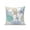 Blue, variant on 1 Pack Outdoor Throw Pillow, Ocean Turtle Waterproof Pillow with Insert Included, Nautical Sea Coral Conch Shells Watercolor Decorative Accent Cushion Sofa Pillows for Patio Porch, 16 x 16 In