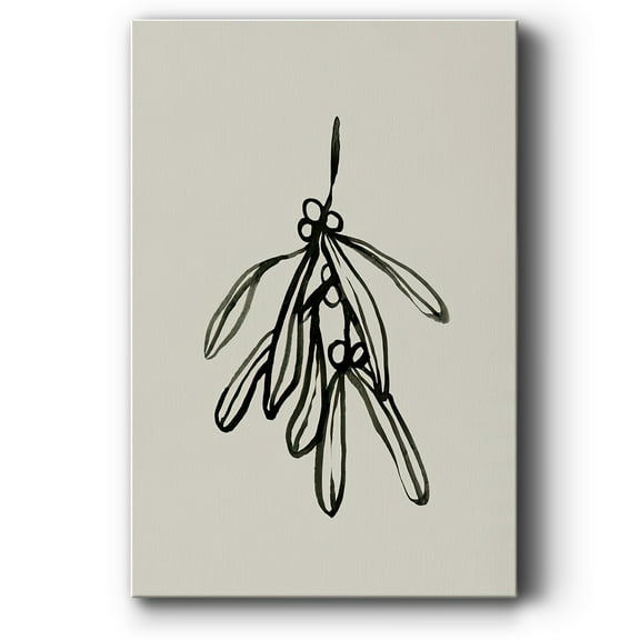 Mistletoe Sketch II- Gallery Wrapped Canvas