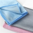 thumbnail image 4 of Glass Polishing Cloths,Bexikou Microfiber Glass Cleaning Cloths,Lint Free Microfiber Cleaning Cloths for Glasses Kitchen Dish Mirrors Easy Clean, Pack of 5, 12" x 15.75", 4 of 6