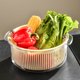 thumbnail image 5 of Colador de Cocina de Doble Capa, Colador de Cocina, Juego de Cesta de Dreneze de Doble Capa Con Cesta de Deneze Giratoria para Lavar Verduras, Escurrir Frutas, 5 of 7