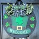 thumbnail image 5 of Irish Hanging Bienvenido Puerta La Bienvenida Santa Patricio Día Garland Gead para Porche Granja Rústica, 5 of 8