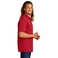 thumbnail image 3 of Sport-Tek PosiCharge Micro Mesh Polo-4XL (True Red), 3 of 6