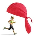 thumbnail image 5 of ZenCart Outdoor Cycling Pirate Hat Hip-hop Breathable Quick-Drying Sweat-wicking Solid Color Men Women Motorcycle Helmet Liner Riding Running Sports Skull Hat, 5 of 8