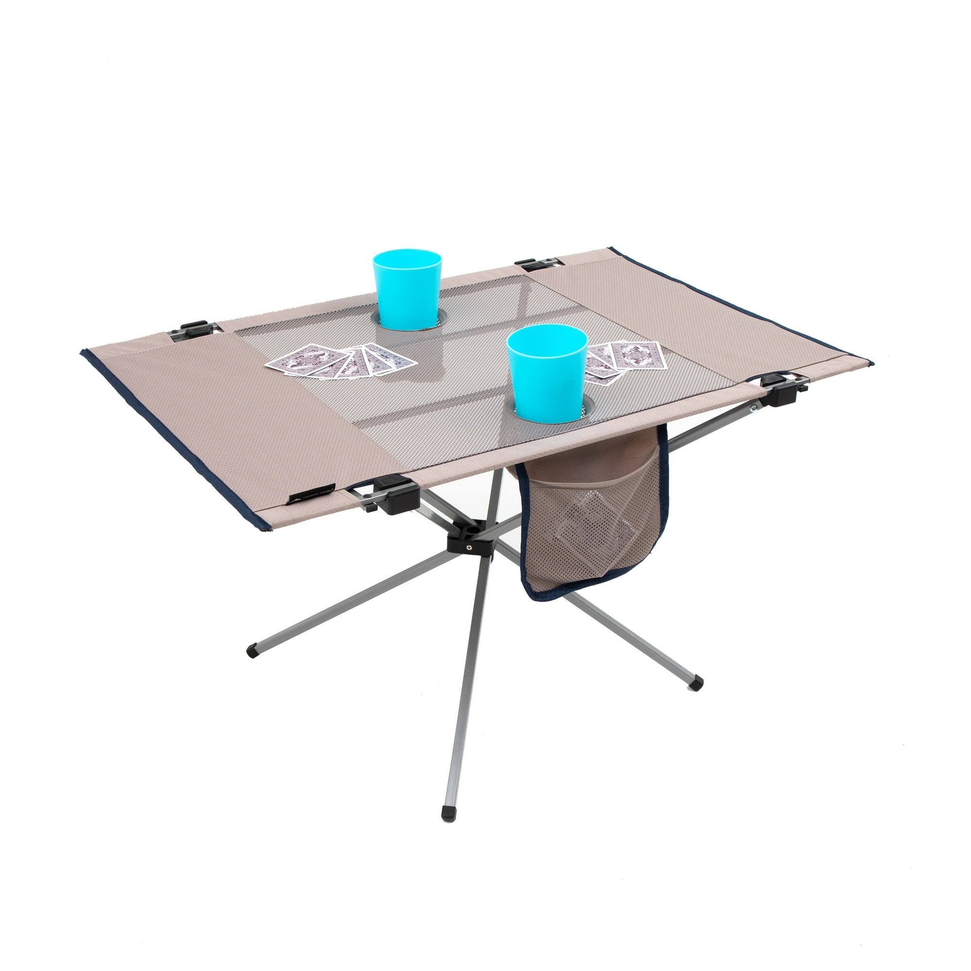 Ozark Trail Portable High-Tension Travel Table, Open Size 20.5 in x 31.5 in x 18.1 in