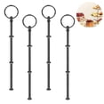 thumbnail image 2 of 4 Set 3 Tier Cake Stand Hardware, Plateau tiered Hardware 3 Tier Cake Stand, Noir, 2 of 4