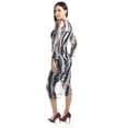 thumbnail image 3 of Vestido de mesh Tie Dye Roman Fashion /Juvenil, 4349 (Gris /Negro) gris CH, 3 of 4