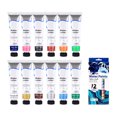 thumbnail image 2 of 12 Colors Premium Watercolor Paint Set, Easy To Mix, Vibrant And Long Lasting, Professional DIY Watercolor Paint For Children Beginners Watercolor Paint, 2 of 8