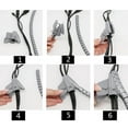 thumbnail image 5 of tooloflife 2M/5M Length Cable Tidy Wrap with Cable Clip Wrap Spiral Cable Management for Home Office TV Wire Organizer, 5 of 7