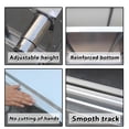 thumbnail image 4 of Kitchen Prep Table Stainless Steel Kitchen Cabinet,Stainless Steel Commercial Worktable W/Sliding Doors For Prep & Work, Heavy Duty Workbench W/Cabinet, For Home, Restaurant, Hotel And Garage, 4 of 7