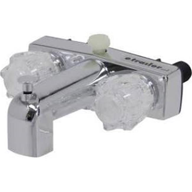 4 in. Dual Handle RV Tub & Shower Diverter Faucet