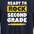 thumbnail image 3 of Instant Message - Ready To Rock Second Grade - Toddler And Youth Crewneck Fleece Sweatshirt, 3 of 6