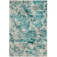 thumbnail image 5 of SAFAVIEH Skyler Joisse Abstract Area Rug, Blue/Ivory, 4' x 6', 5 of 8
