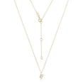 thumbnail image 2 of Beautiful 18k Gold Women Letter / Initial Diamond Pendant and Chain Brilliant Cut H - SI2, 2 of 2
