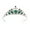 Green, variant on Heart Crown for Women, Princess Tiara with Crystal Accents for Happy Birthday Party Decorations, Pageant, and Bridal Hair Accessories