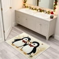 thumbnail image 5 of RBCKVXZ Merry Christmas Door Mat Outdoor 24x16 Inch - Winter Holiday Doormat, Absorbent and Non-Slip for Outdoor Entrances Front Door, 5 of 6