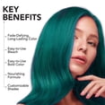 thumbnail image 4 of Splat Tantalizing Teal Hair Dye Kit, Semi-Permanent Hair Color with Bleach, Vegan, 4 of 9