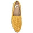 thumbnail image 5 of Journee Womens Lucie Slip On Almond Toe Loafer Dress Flats, Widths Available, 5 of 10
