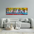 thumbnail image 4 of Epic Art 'Skyline' by Erin Ashley, Acrylic Glass Wall Art, 3 Piece Set, 72" x 24", 4 of 8