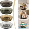 Txlpkdyx Rotating Spice Rack Organizer,360° Turntable Countertop Storage Caddy for Condiments,Oils & Sauces,Space-Saving Kitchen Shelf