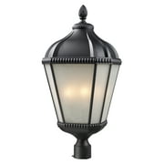 Z-Lite Waverly Black Transitional; Fusion Outdoor w/ 4 Light 60W - 513PHB-BK