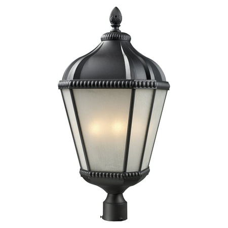 Z-Lite Waverly Black Transitional; Fusion Outdoor w/ 4 Light 60W - 513PHB-BK