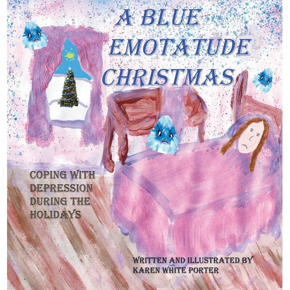 A Blue Emotatude Christmas, (Hardcover)