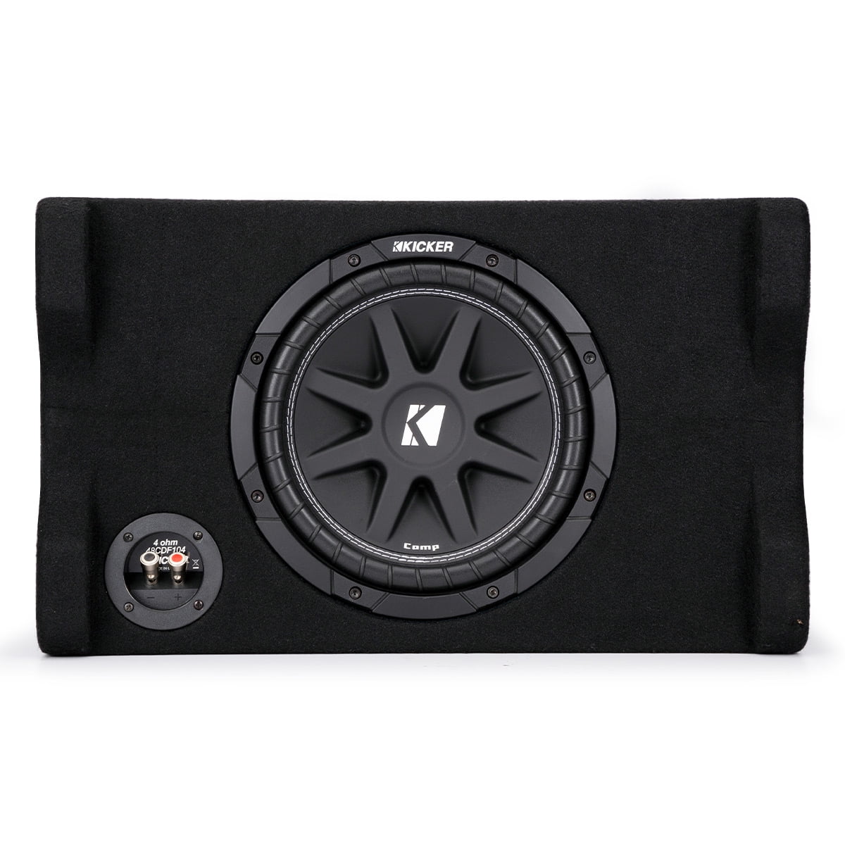 Kicker 48CDF104 Comp 10" Down-Firing Loaded Subwoofer Enclosure
