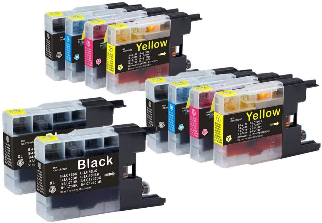 F FINDERS&CO Compatible Ink Cartridge Replacement for Brother LC75 Ink Cartridges, LC75 LC71