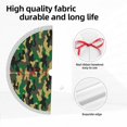 thumbnail image 7 of Christmas Tree Skirt, Classic Camo Green Christmas Tree Decorations Indoor, Tree Skirts Mat With Tassel Trim for Halloween New Year Holiday Christmas Party Decor 48 Inches, 7 of 7
