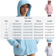 thumbnail image 2 of Women's UPF 50+ Sun Protection UV Jacket Full Zip Lightweight Jacket Athletic Workout Hoodie, 2 of 7