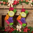 thumbnail image 6 of Sikiie Brightly Colored Cupcakes Christmas Stockings,18 Inches Christmas Stockings Xmas Hanging Stockings for Family Christmas Decorations & Gifts, 6 of 7
