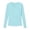 Blue, variant on Workout Tops for Women V Neck Long Sleeve Sun Protection Quick Dry Regular Fit Shirt with Pockets Stretchy Athletic Running Gym Outdoor Tees