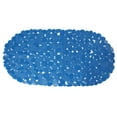 thumbnail image 5 of 14-Pcs PEVA Shower Curtain Set 72” w/ Anti-Slipping Rubber-Mat & 12 Stainless-Steel Beaded Hooks Blue, 5 of 7