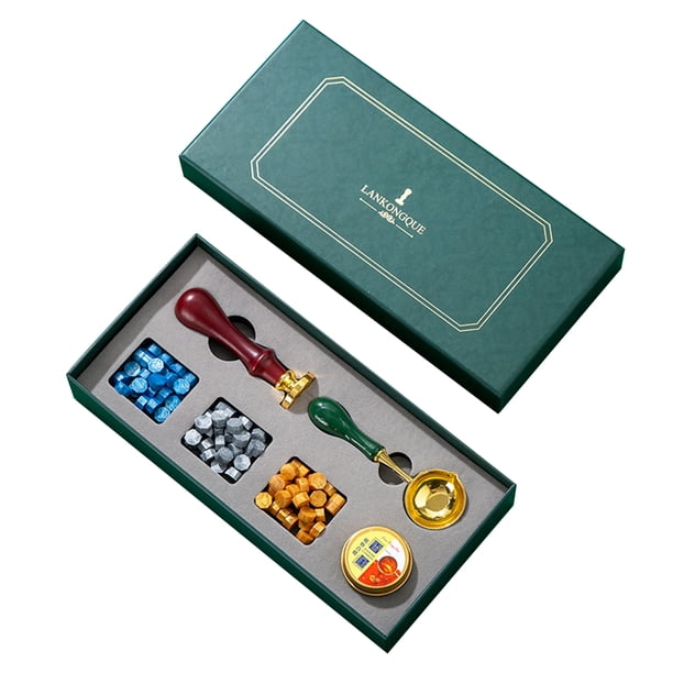 Kit de sello de cera vintage Sello de sello de cera de perlas de cera