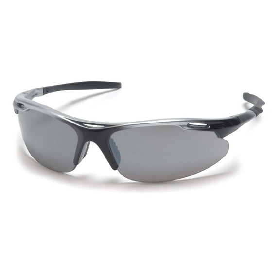 Silver Black Frame/Silver Mirror Lens