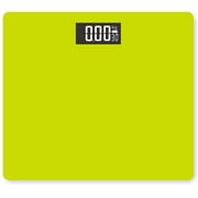 KUNOVA 400 lbs Digital Bathroom Scale Measures Weight. Bath Scale, Step-on Activation Vanity Body Scale (Green)