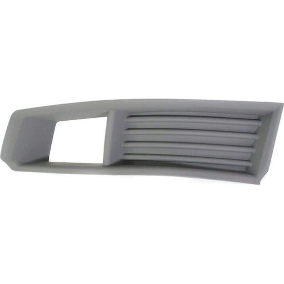 Left Driver Side Fog Light Bezel - Black - (For Use with Halogen Lights) - Compatible with 2008 - 2014 Cadillac CTS 2009 2010 2011 2012 2013