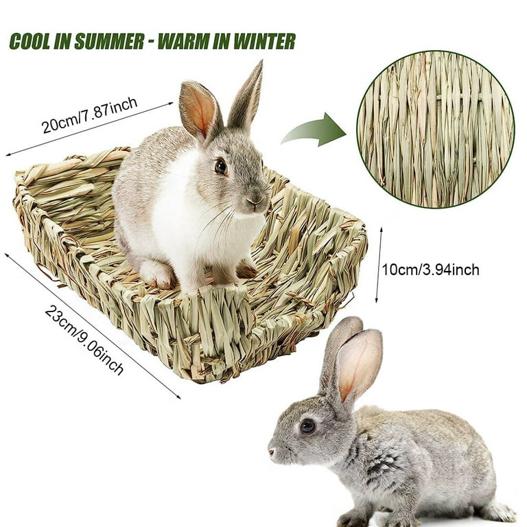 Rabbit Grass Bedding Bunny supplies for Cage Accessories and Huts