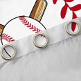 thumbnail image 4 of Erosebridal Baseball Sport Black Out Curtains,Blue Ice Cream Drip Curtains Pack of 2 (42x63 Each) For Boys Kids, 4 of 7