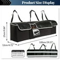 thumbnail image 2 of AUTOXBERT Car Back Seat Rear Trunk Organizer Storage Bag Pocket Pouch Bag Universal Felt, 2 of 10