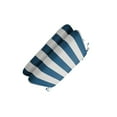 thumbnail image 5 of Casual Cushion Stripe Sunbrella Fabric 2-Piece Indoor/Outdoor Seat Pad Cushion, 18"W x 18"L, Maxim Regatta, 5 of 6