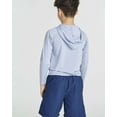 thumbnail image 4 of Real Essentials 3 Pack:Youth Rashguard Hoodie UPF UV Sun Protection Long Sleeve Swim Fishing Shirt - Boys & Girls (Ages 4-16), 4 of 6