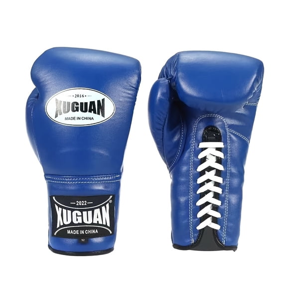 Professional Boxing Gloves High Quality PU Lace-Up Boxing Training Gloves Gym & Home Boxing Training Gear
