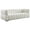 Cream, variant on Maklaine Contemporary Deep Biscuit Tufted Soft Gray Velvet Sofa