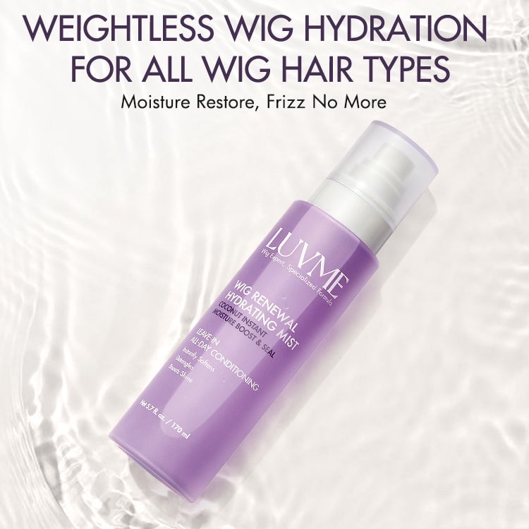 LUVME Wig Renewal Hydrating Mist, Leave-in Conditioning, All-day Hydration for Women 1pc