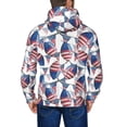 thumbnail image 5 of Zip Up Hoodies for Men - USA flag American football cool Long Sleeve Comfrt Men'S Fashion Hoodies & Sweatshirts, Jackets for Men Hoodies Pullover Clothing Clothes with Pouch, 5 of 5
