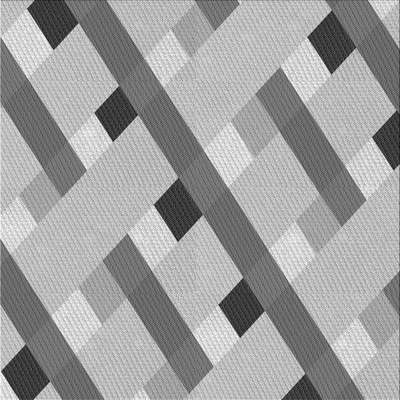 Ahgly Company Machine Washable Indoor Square Transitional Platinum Silver Gray Area Rugs, 8' Square