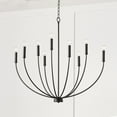 thumbnail image 5 of Capital Lighting 452191 Ansley 9 Light 35" Wide Taper Candle Style Chandelier - Nickel, 5 of 7