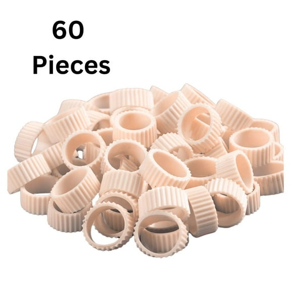 Factory Direct Craft Rubber Candle Grippers for Taper Candles, 60-Pack, 7/8" Inch