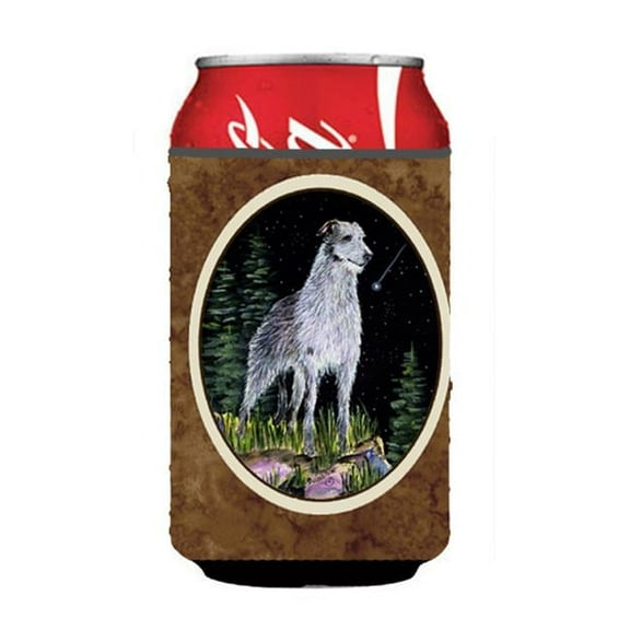 Starry Night Scottish Deerhound Can Or bottle sleeve Hugger - 12 oz.